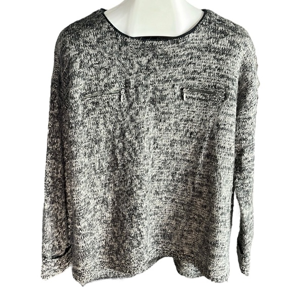 Topshop oversized sweater with zipper pockets on top - Picture 1 of 7